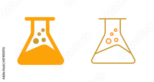 Chemical Flask Vector Icon