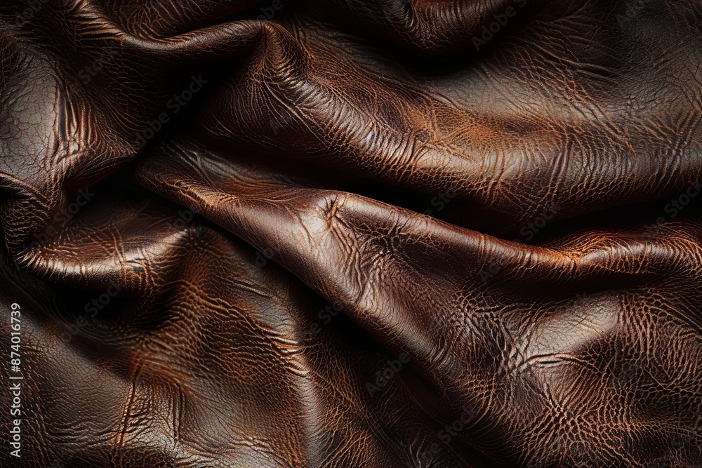 Dark brown leather background with soft light, showcasing high resolution and detailed texture, representing quality and sophistication in a super detailed, high definition style. Dark brown leather background with soft light, showcasing high resolution and detailed texture, representing quality and sophistication in a super detailed, high definition style.
