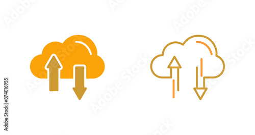 Cloud Storage Vector Icon