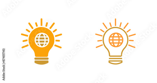 Brilliant Idea Vector Icon