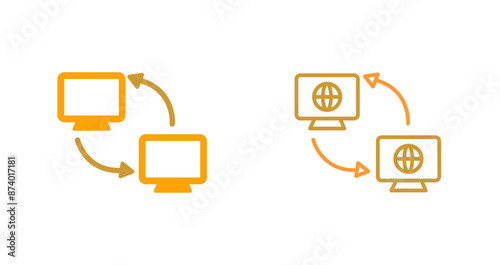 Synchronization Vector Icon