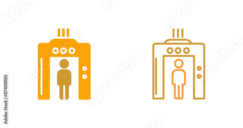 Airport Security Vector Icon