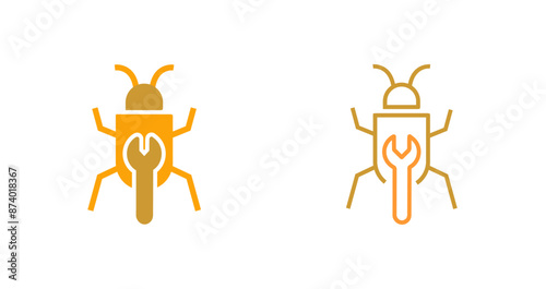 Bug Fixing Vector Icon