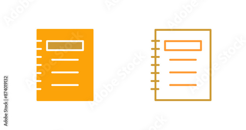 Notepad Vector Icon