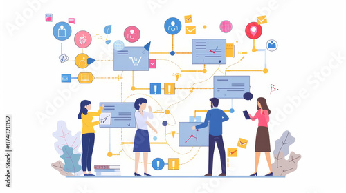Business processes are important in any company and involve different steps. These steps are recorded on paper to keep track of them easily.