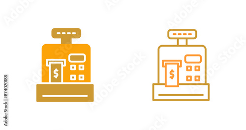 Cash Machine Vector Icon