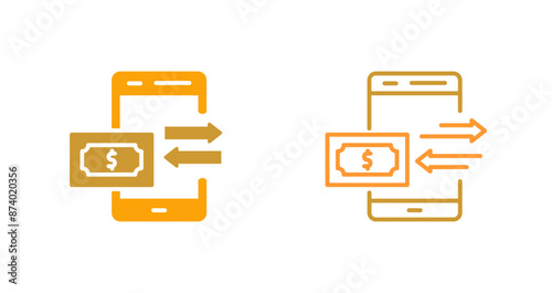 Money Transfer Vector Icon