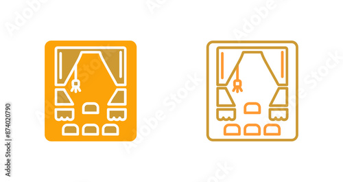 Curtain Vector Icon