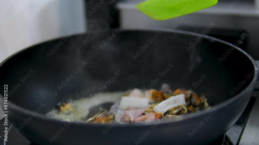 Cooking process Step by step Warm salad with roasted or grilled salmon, potato, asparagus, broccoli and fresh radish. Stock video 4k Cooking process Step by step Warm salad with roasted or grilled salmon, potato, asparagus, broccoli and fresh radish. Stock video 4k
