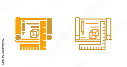 Blueprints Vector Icon