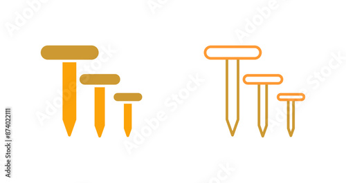 Nail Vector Icon