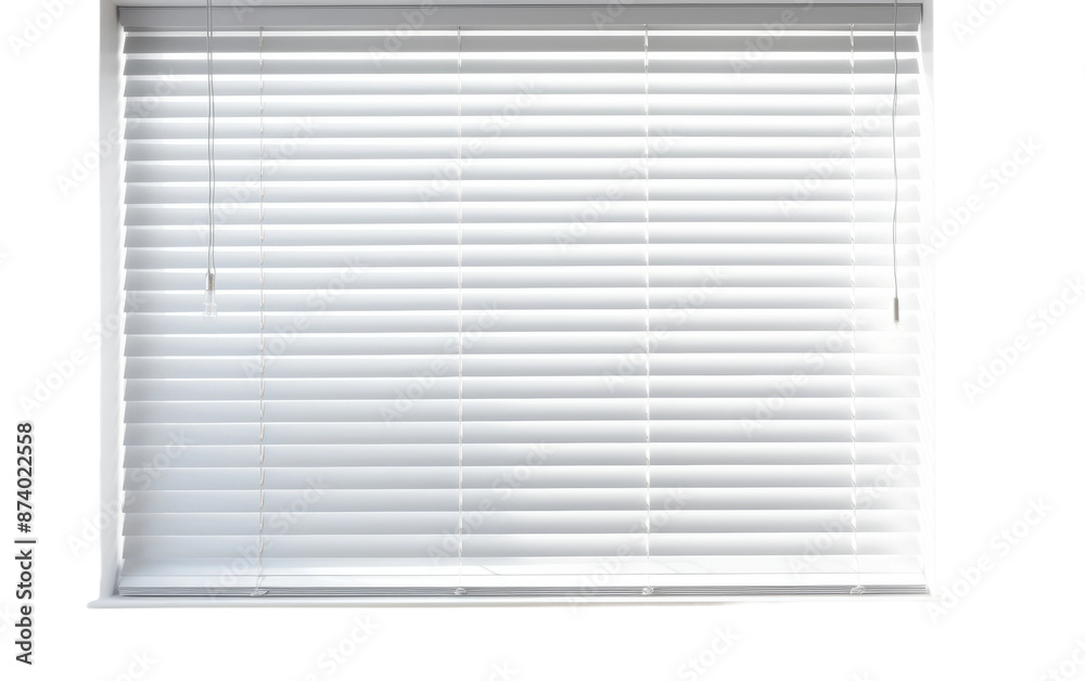 Custom window blinds isolated on transparent background Custom window blinds isolated on transparent background