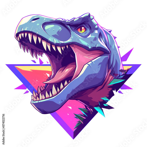 vector art albertosaurus  logo photo