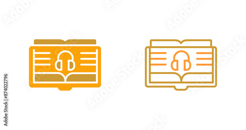 Audio Book Vector Icon