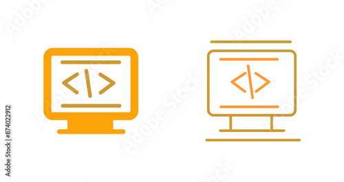 Coding Vector Icon