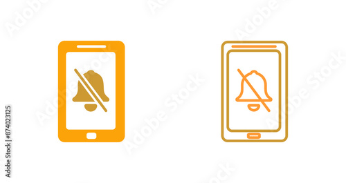 Notification Mute Vector Icon