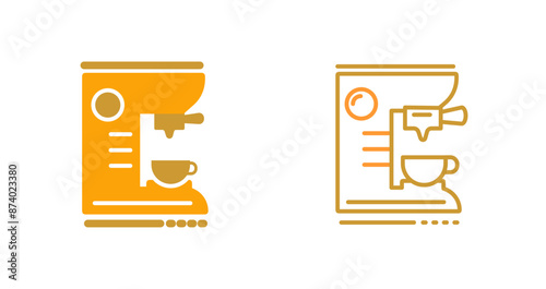 Coffee Machine Vector Icon