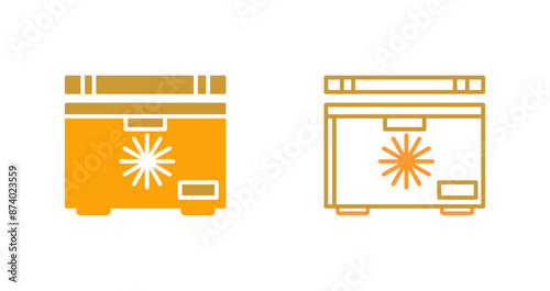 Freezer Vector Icon