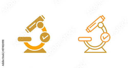 Microscope Vector Icon