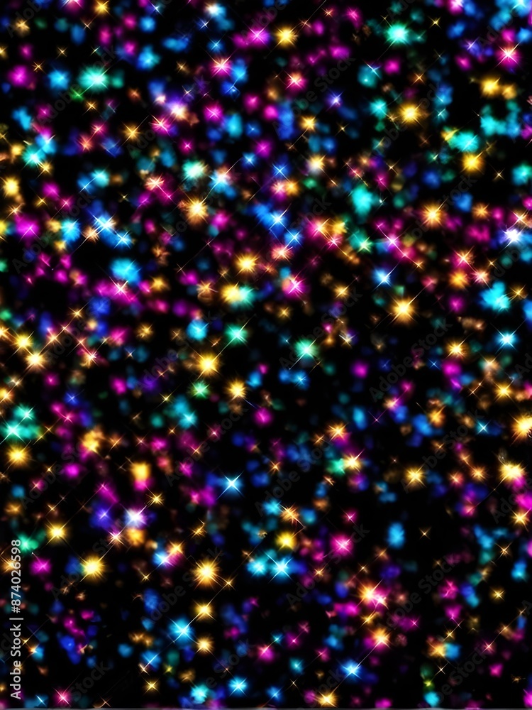 Vibrant Glitter Background with Colorful Shimmer and Glow Vibrant Glitter Background with Colorful Shimmer and Glow