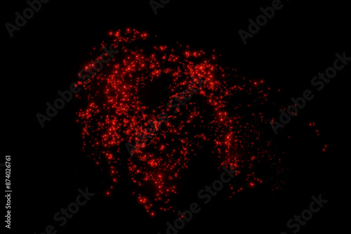 An explosion of chili powder, a scattering of dried pepper, realistic hot paprika, chaotic splashes of seasonings, png.	