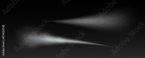 Water spray mist atomizer dust aerosol, air atomizer sprayer on transparent background. Fire extinguisher png.	
