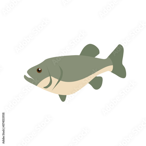 Fish Flat Illustration