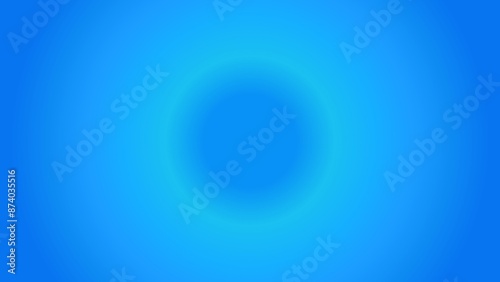 Minimalist texture blue background, simple color radial gradient background, bright colored light. A gradient background is a transition from one color to another across a defined background area.
