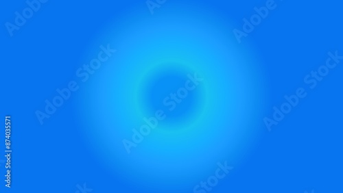 Minimalist texture blue background, simple color radial gradient background, bright colored light. A gradient background is a transition from one color to another across a defined background area.