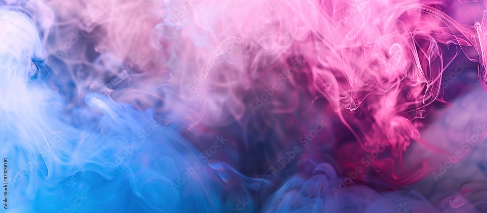 Abstract Swirling Smoke in Pink and Blue Abstract Swirling Smoke in Pink and Blue
