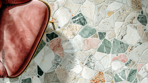 Stone tine in green color