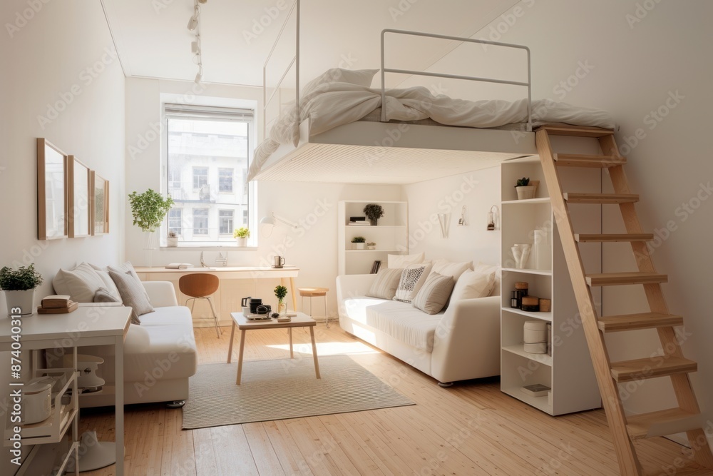 Apartment room architecture furniture. Apartment room architecture furniture.