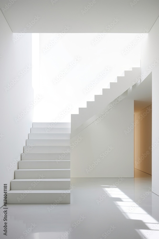 Minimalist staircase architecture building stairs. Minimalist staircase architecture building stairs.