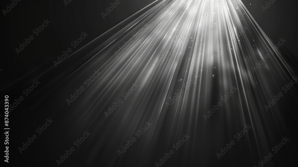 Isolated Rays of Light on Black Background for Overlay Design or Screen Blending Isolated Rays of Light on Black Background for Overlay Design or Screen Blending