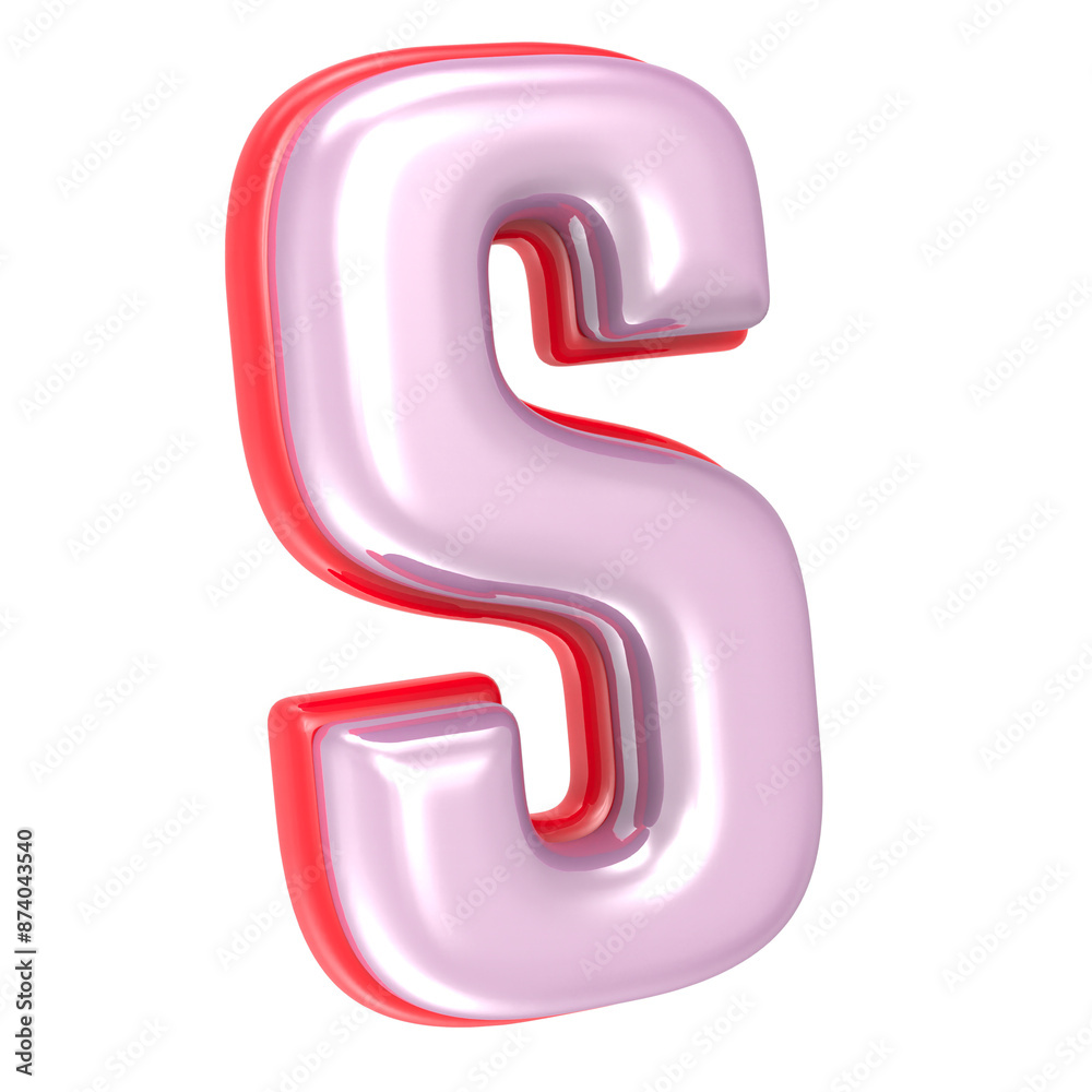 Dollar Pink 3D Render With White Background Dollar Pink 3D Render With White Background