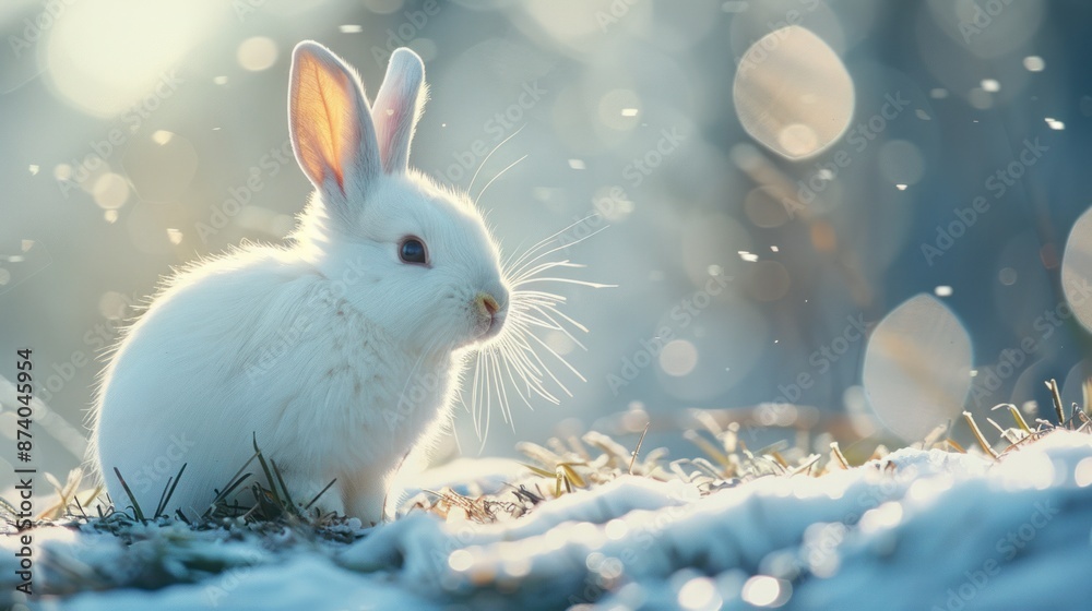 White Rabbit in the Winter White Rabbit in the Winter