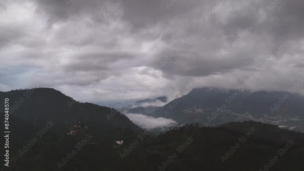 A Glimpse Above the Clouds: Drone Views of Kasauli A Glimpse Above the Clouds: Drone Views of Kasauli