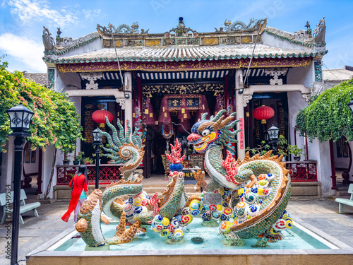 Fotografie Chinese temple in Hoi An ancient town, Vietnam