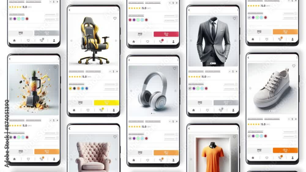 Sales of e-commerce products over the phone
