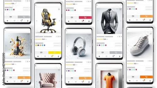 Sales of e-commerce products over the phone