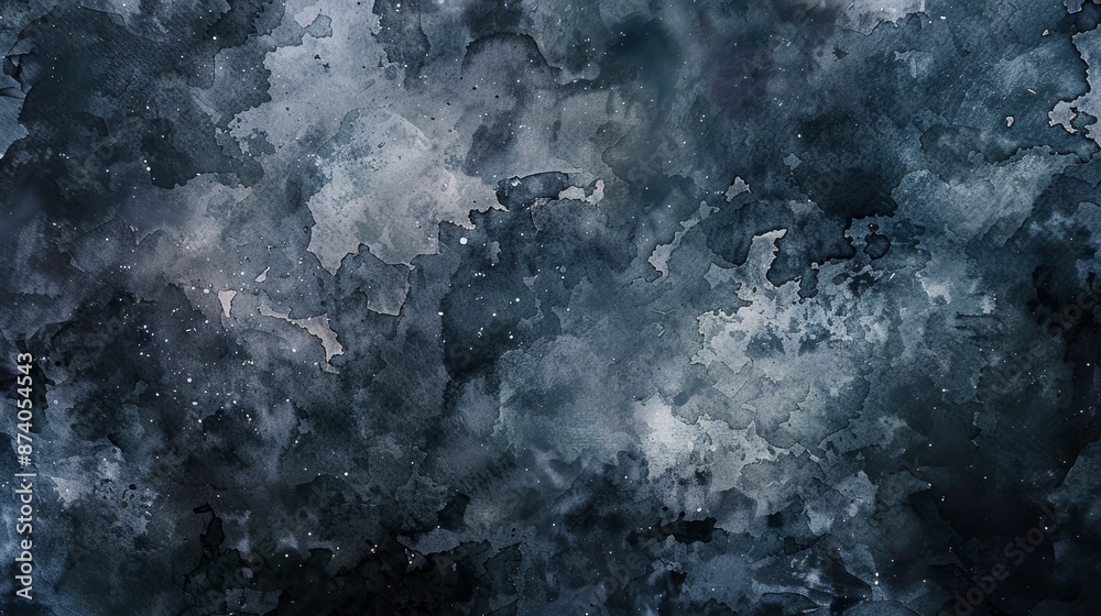 Dark texture in watercolor - generative ai Dark texture in watercolor - generative ai