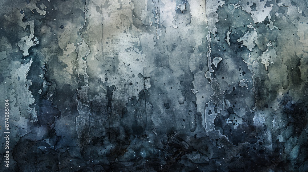 Dark texture in watercolor - generative ai Dark texture in watercolor - generative ai