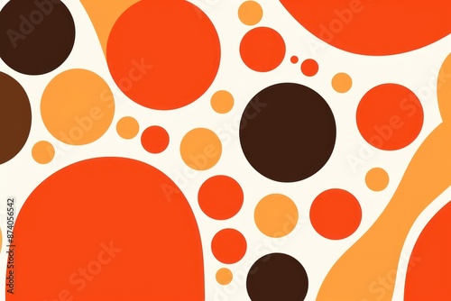 Dot abstract pattern magnification.