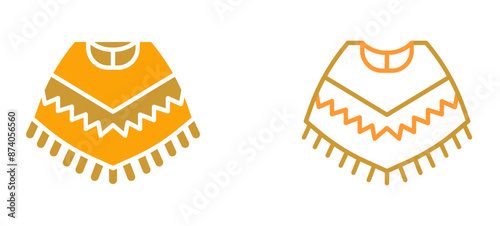 Poncho Vector Icon