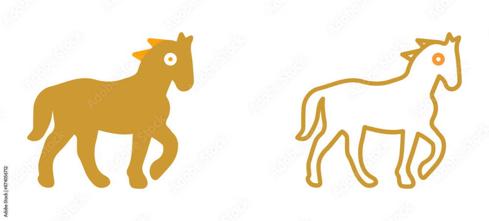 Obraz premium Horse Vector Icon