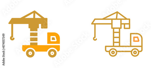 Lifter Crane Vector Icon