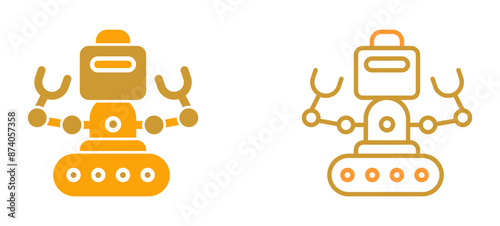 Industrial Robot I Vector Icon
