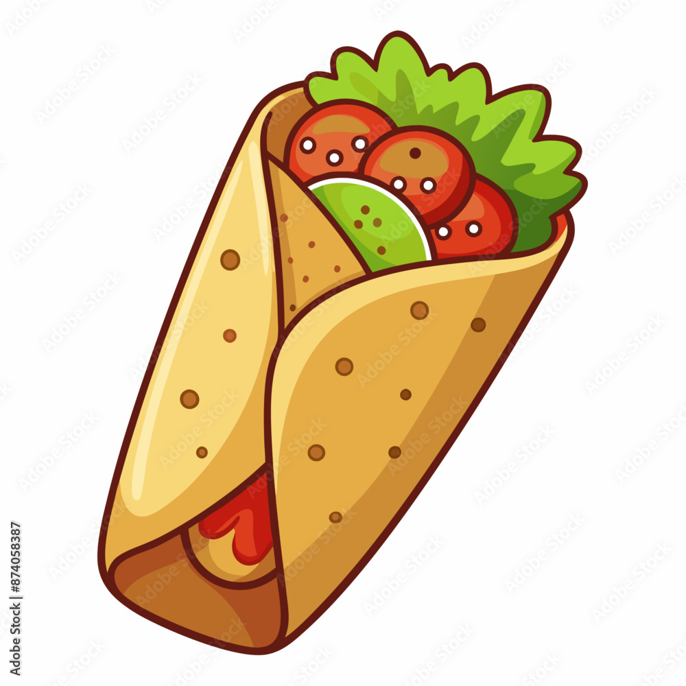 burrito clipart cartoon Illustration drawing burrito clipart cartoon Illustration drawing