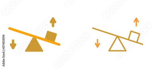 Seesaw Vector Icon