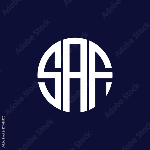 saf circle logo design